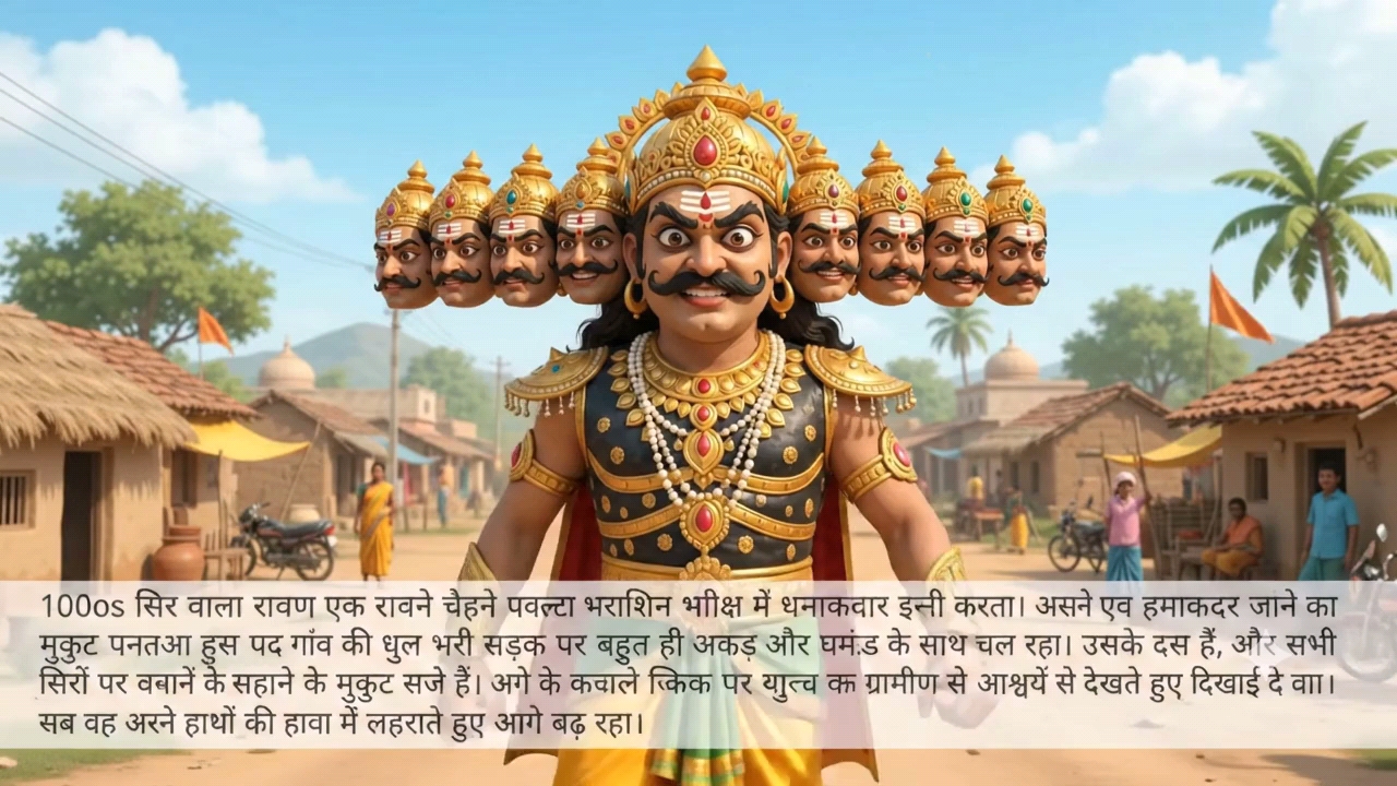 😂 दस सिर वाला रावण भी बीवी से डरता है! 🤣🔥 | दशहरा कॉमेडी #Shorts
