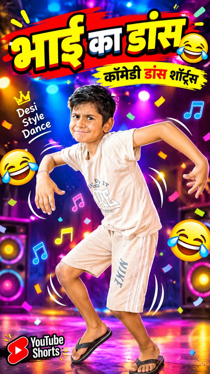 😂 भाई का डांस देखकर हँसी नहीं रुकेगी 🤣🔥 | Funny Dance #shorts