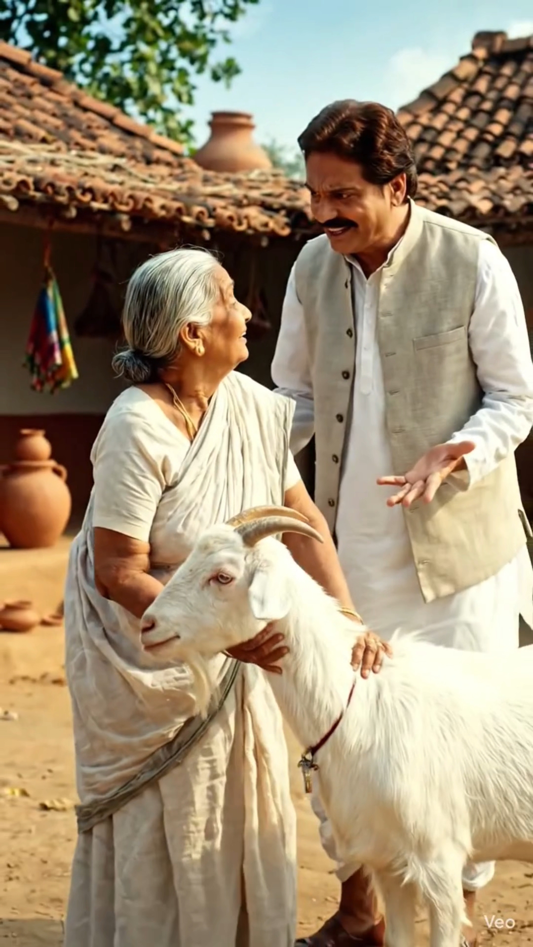 बूढ़ी अम्मा और जादुई बकरी 🐐✨ | मजेदार हिंदी कार्टून कहानी #Shorts