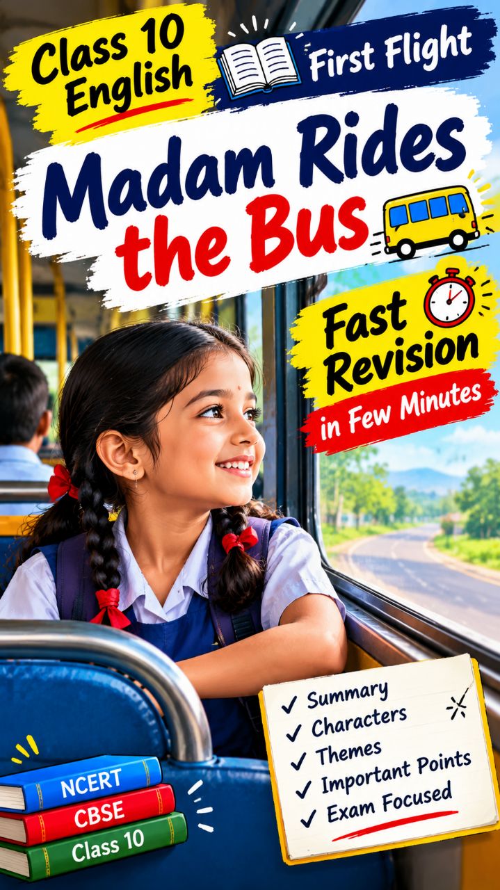 Madam Rides the Bus 🚌 | Valli’s Amazing Journey ✨ #Class10 #FirstFlight #English #Shorts