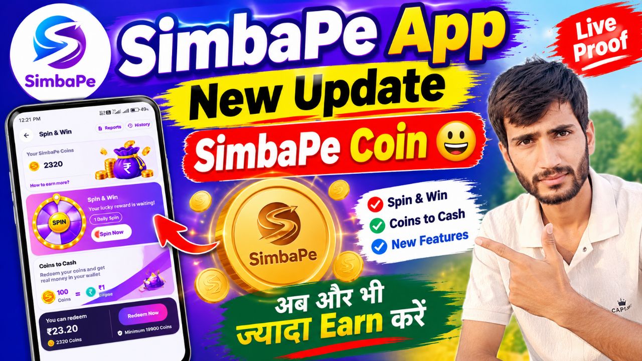 SimbaPe Recharge App BIG UPDATE 2026 SimbaPe Coin New update