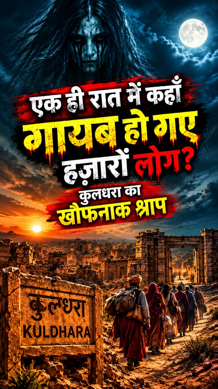 😱200 साल पुराना वो श्राप, जो आज भी ज़िंदा है! #BhootyaKahani #KuldharaMystery
#GhostVillage
