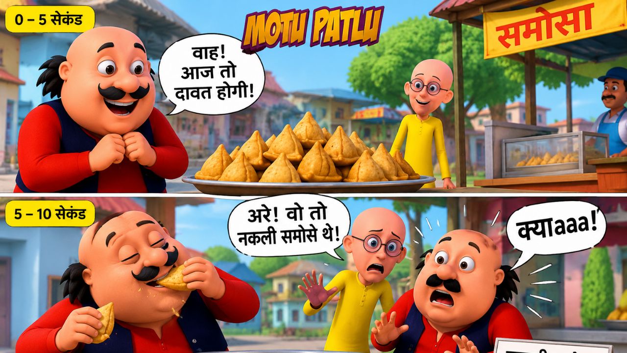 🎬 टाइटल: मोटू का समोसा!