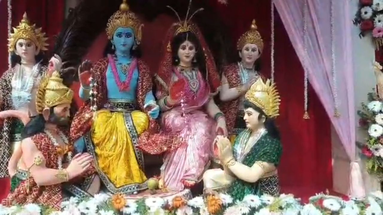 Bihar Sharif ke bhav pandal aur Murti ka darshan Karen #Viral video