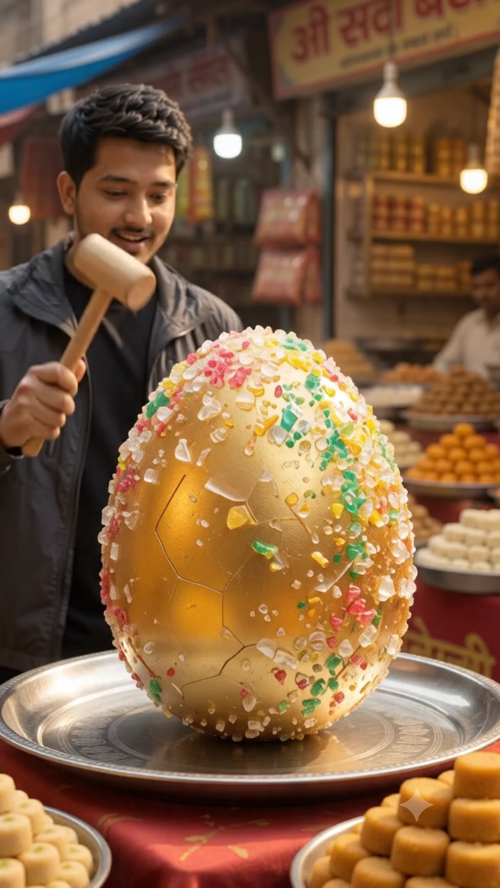 🤯🍬 मिठाई के अंडे से निकला जादुई रोबोट! 🤖😱