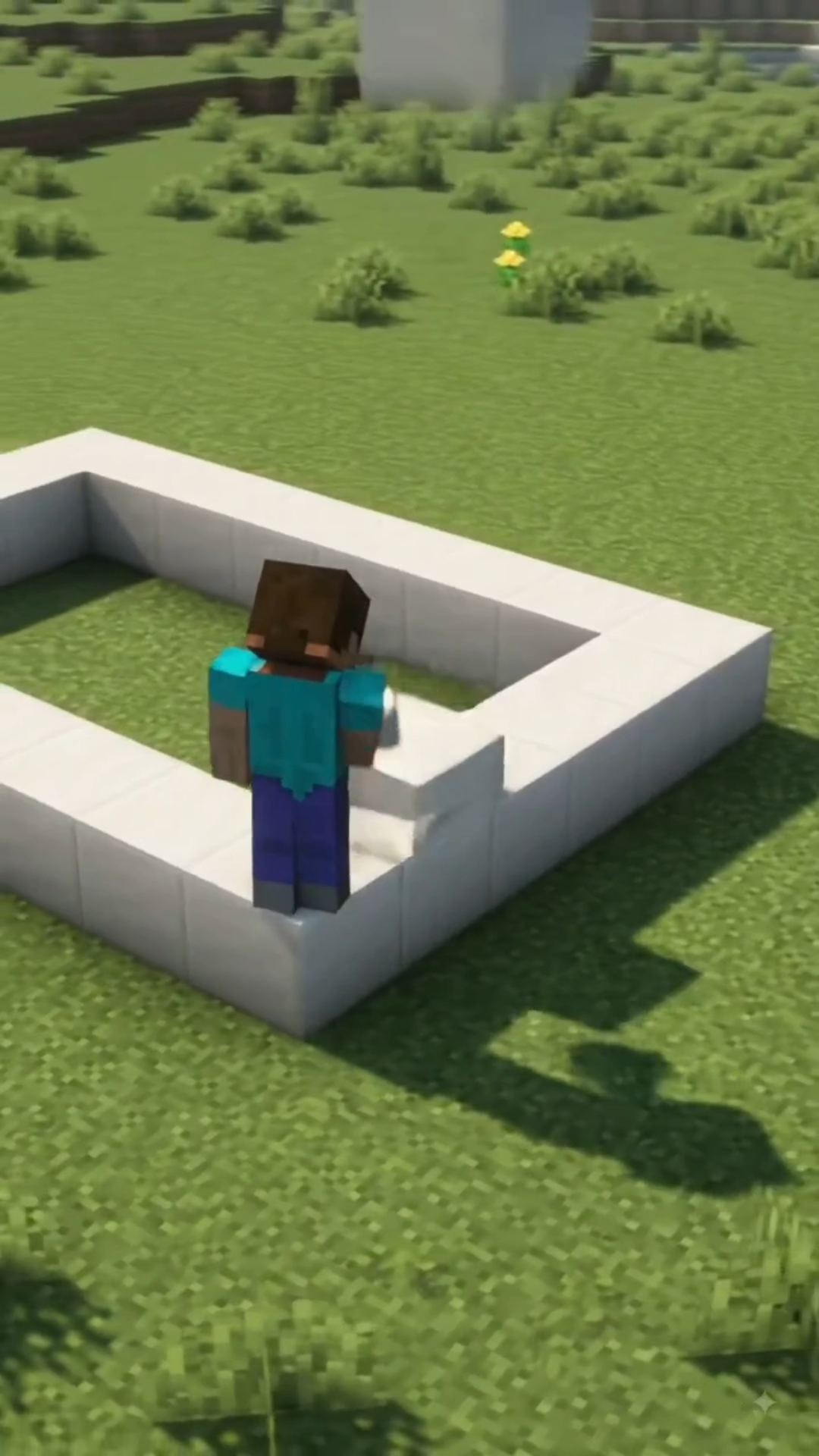 🏡 Minecraft Modern House Build 🔥😍 | Satisfying Minecraft Building #Shorts