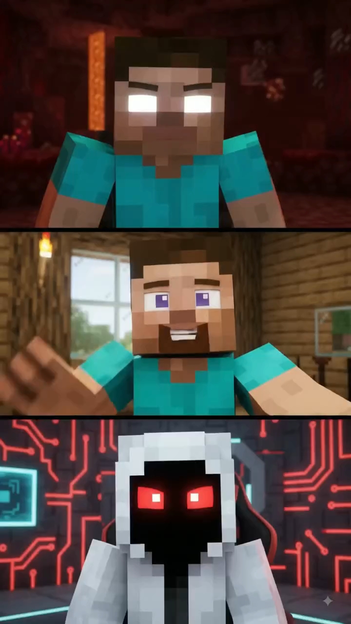 Steve, Herobrine Aur Entity 303 Ka Trip Plan! 📞🏔️ Minecraft Video Call #minecraft #friends #trip