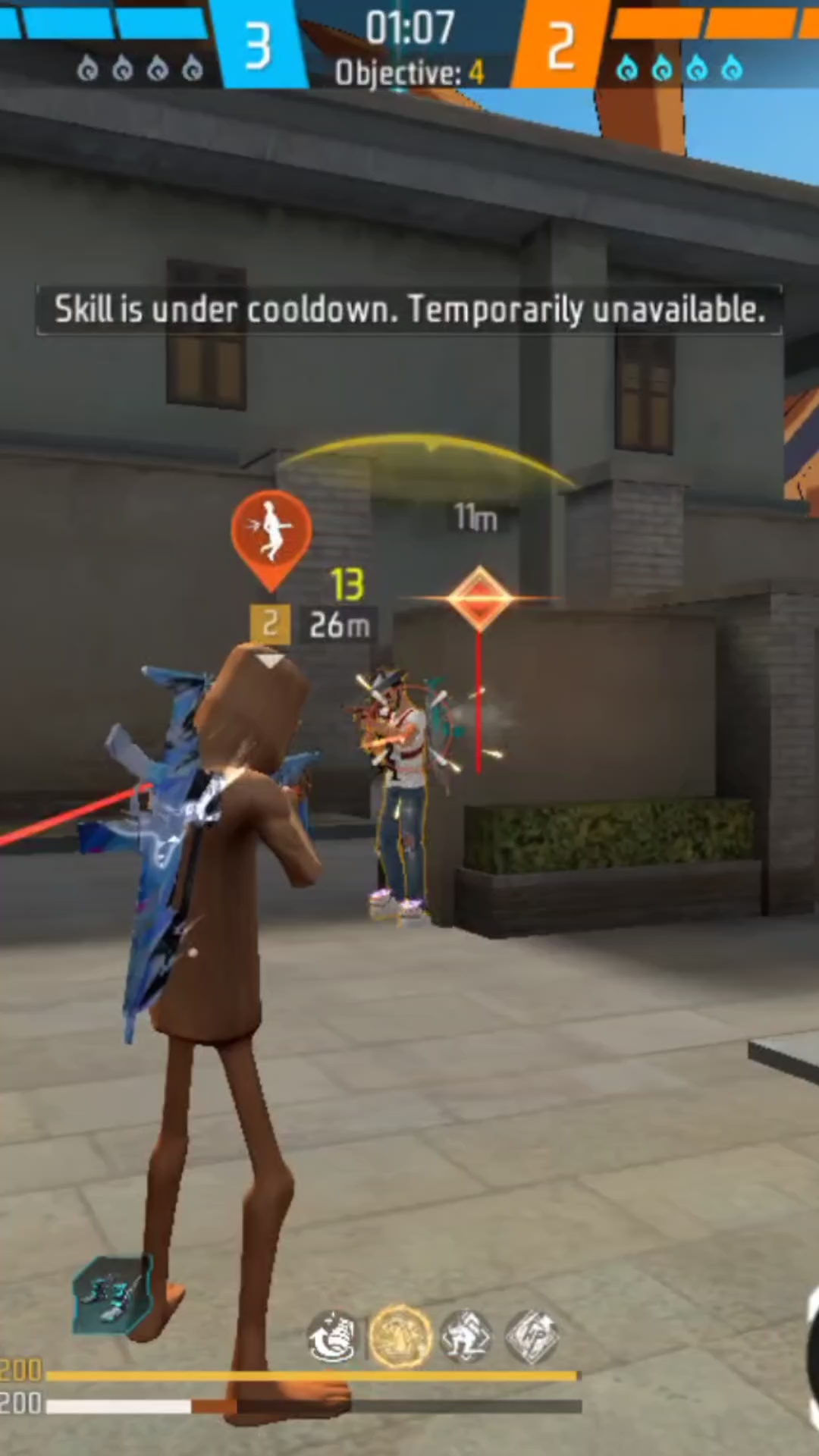 Free fire 1v4 #freefire