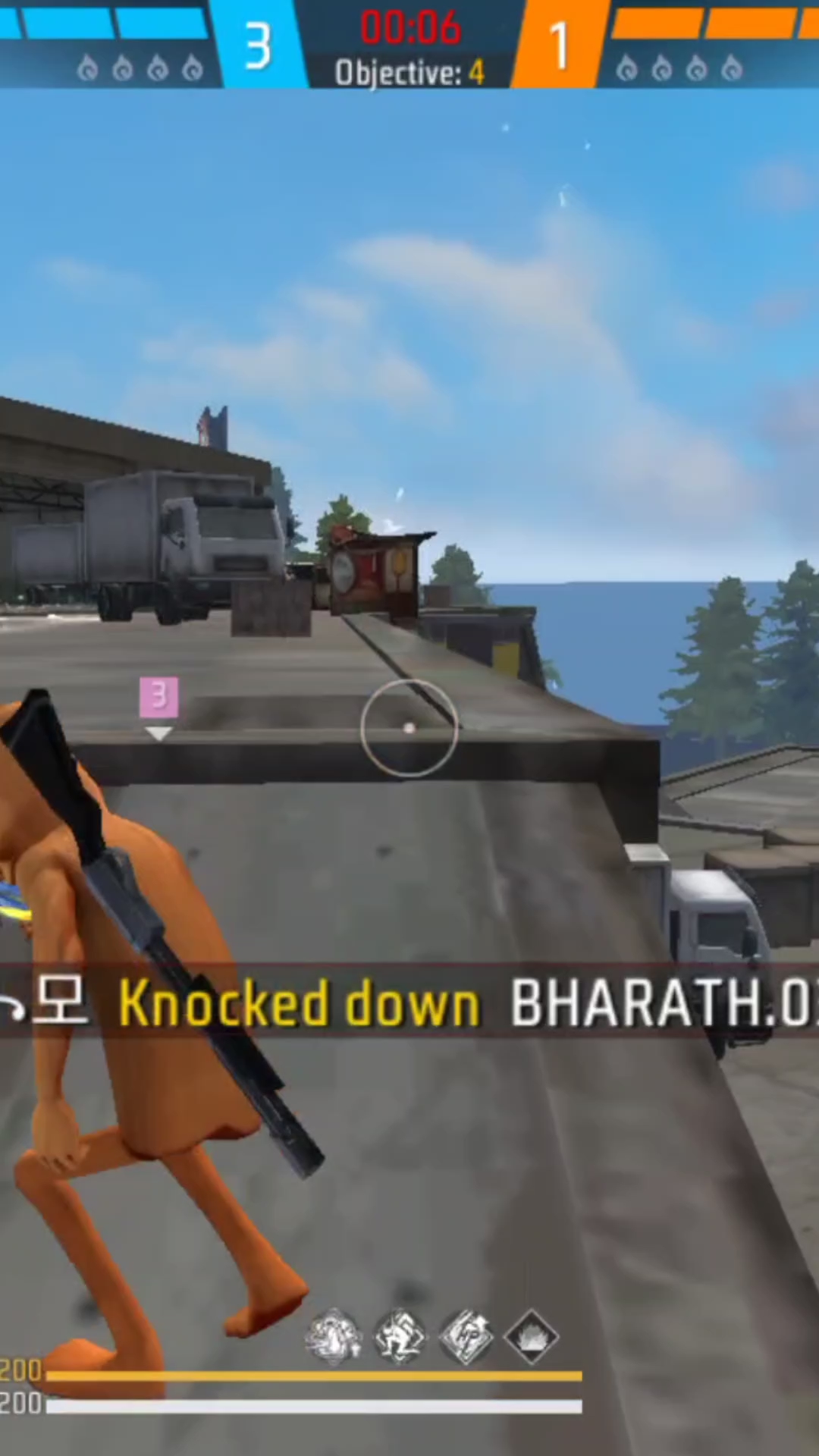 Free fire 1v3 #freefire