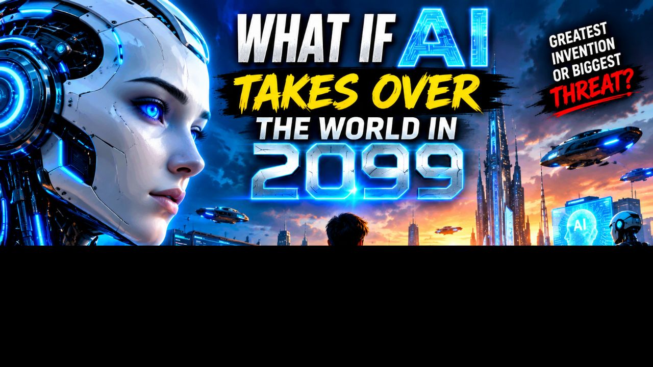 What If AI Takes Over the World in 2099? 🤖🌎 #Shorts