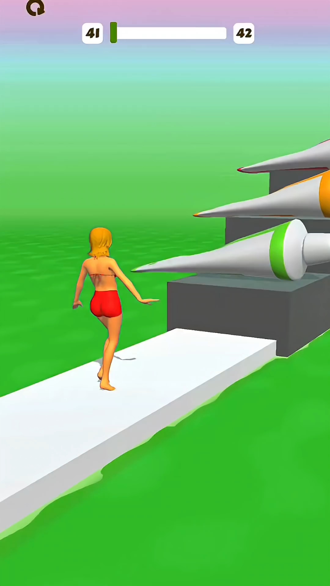 Squeezy Girl Fun Reverse Jumping Gameplay #shorts #squeeze #2