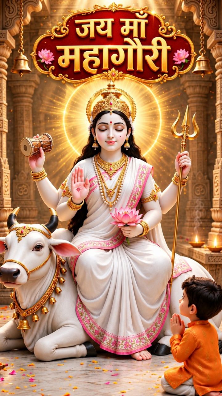 🙏 जय माँ महागौरी 🌺 | माँ महागौरी के दिव्य दर्शन 🙏 | Jai Maa Mahagauri | Navratri Special 2026