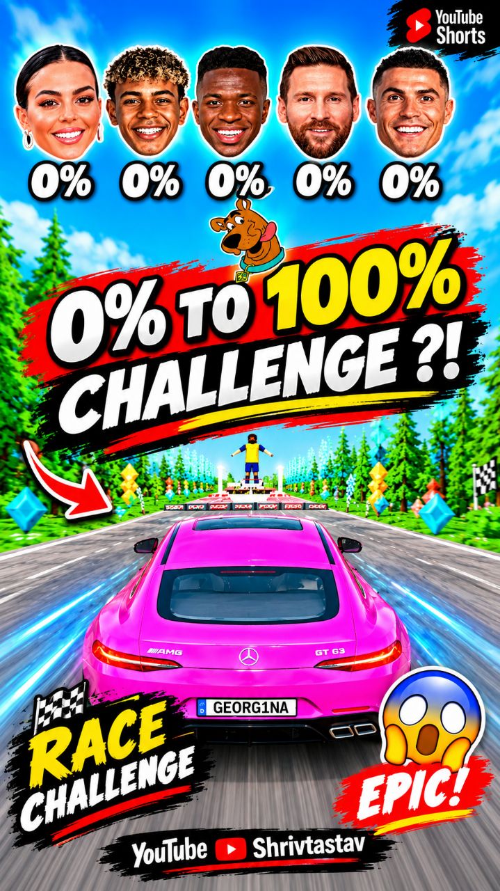 🚗 0% to 100% Challenge 😱🔥 | Pink Mercedes Racing Game #shorts