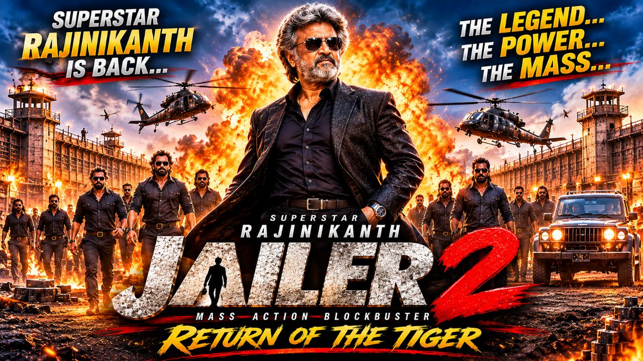 🔥 JAILER 2 🔥 Superstar Rajinikanth Mass Entry | Return of the Tiger 🐅 | Fan-Made Concept