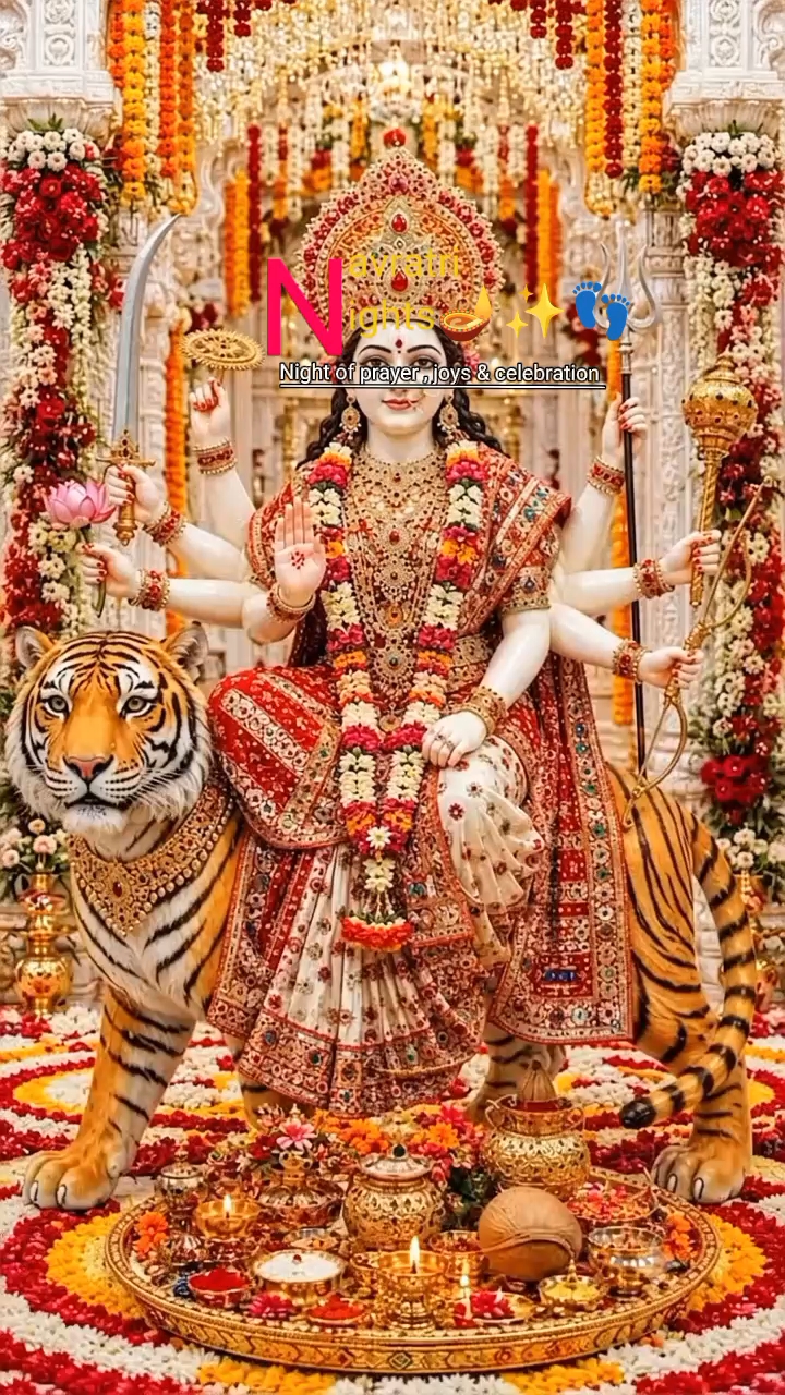 🌺 जय माता दी 🙏 माँ दुर्गा का आशीर्वाद 🚩 | Navratri Special #shorts
