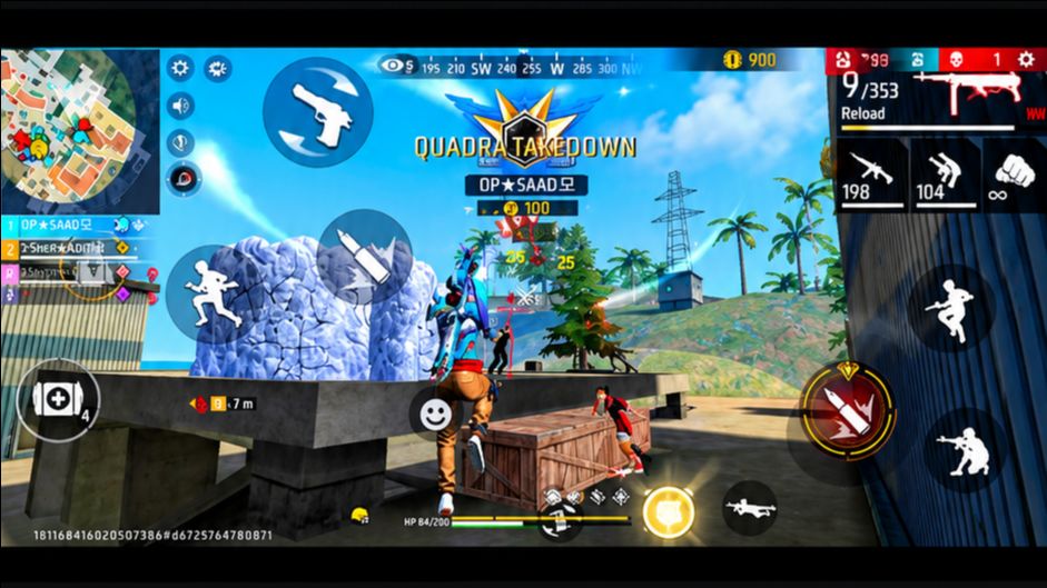 Free fire gaming 😎🔥 CS Ranked Booyah 😊🔥Free Fire Pro Gameplay | Insane Headshots in Cs Ranked