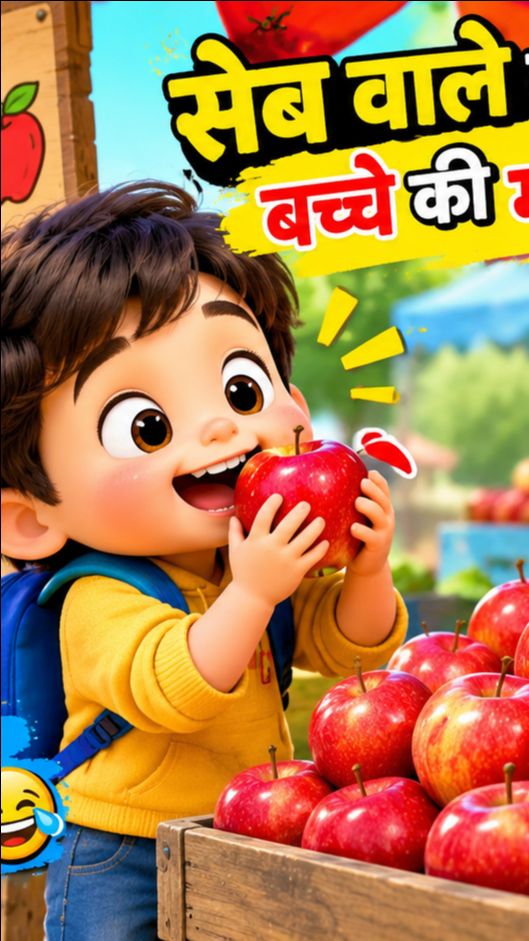 😂 चालाक बच्चे ने सेब वाले को बना दिया बेवकूफ! 🍎