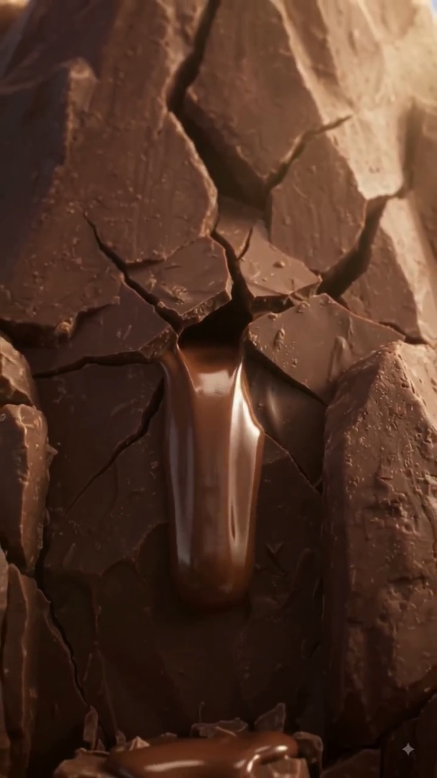 पहाड़ के अंदर निकला चॉकलेट का झरना! 😱🍫🏔️ | अनोखी फूड फैंटेसी ❤️