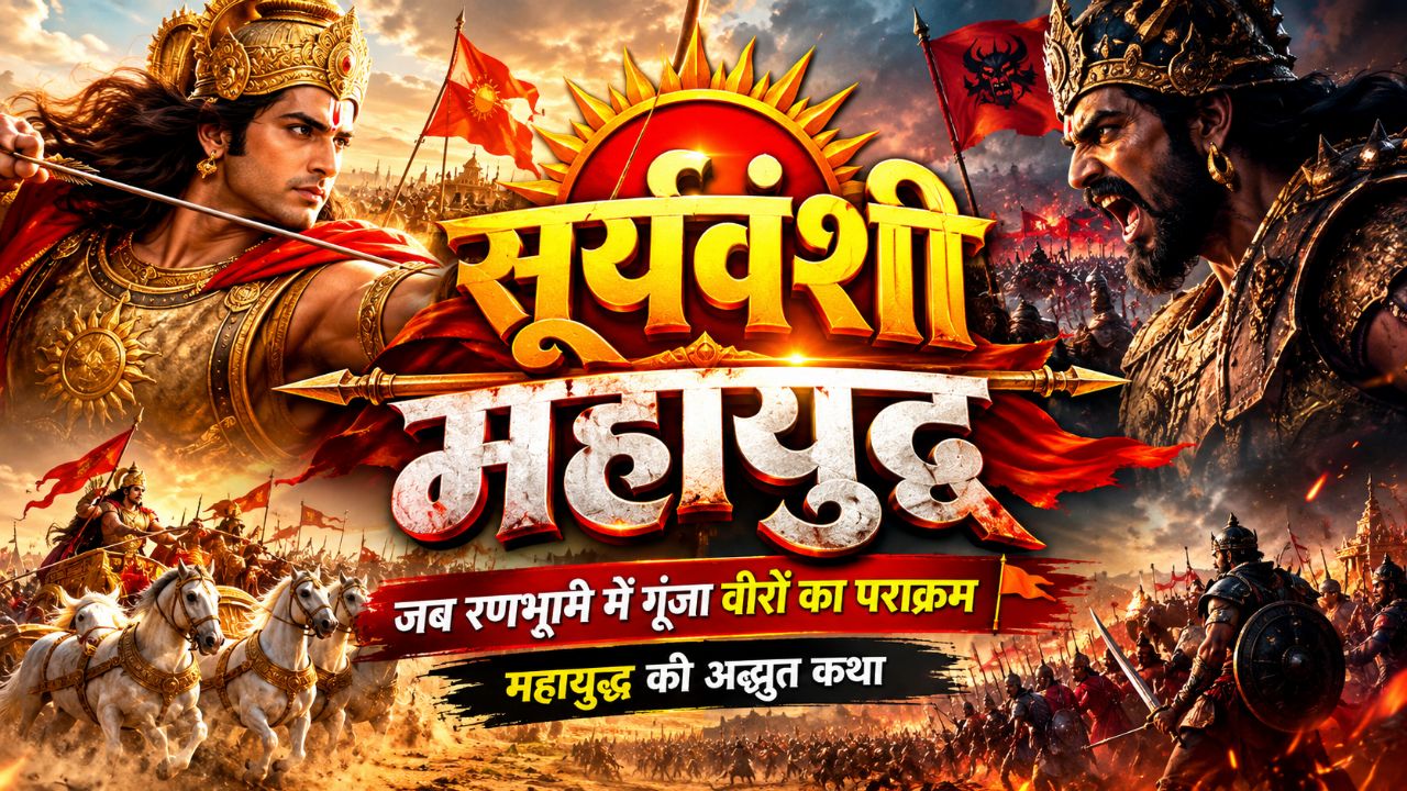 सूर्यवंशी महायुद्ध 🔥⚔️ | जब रणभूमि में गूंजा वीरों का पराक्रम 🚩 | महायुद्ध की अद्भुत कथा part 1