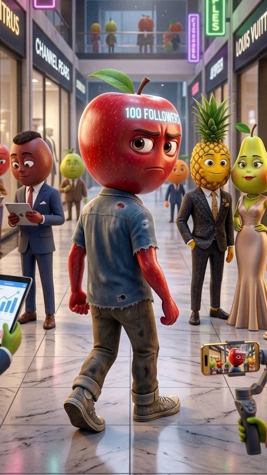 गरीब सेब की दर्द भरी कहानी 🍎💔😢 | Poor Apple Story #Shorts