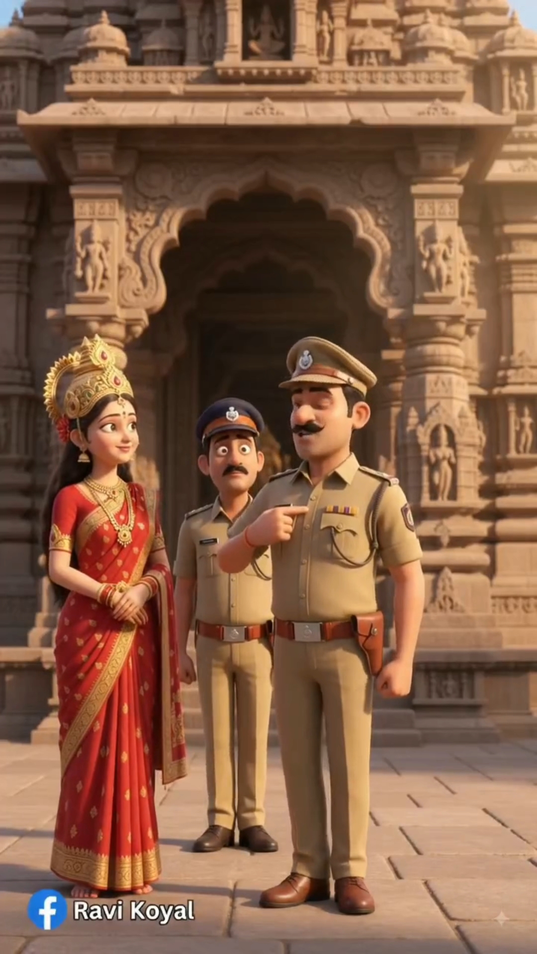 पुलिस और माता रानी की फनी वीडियो