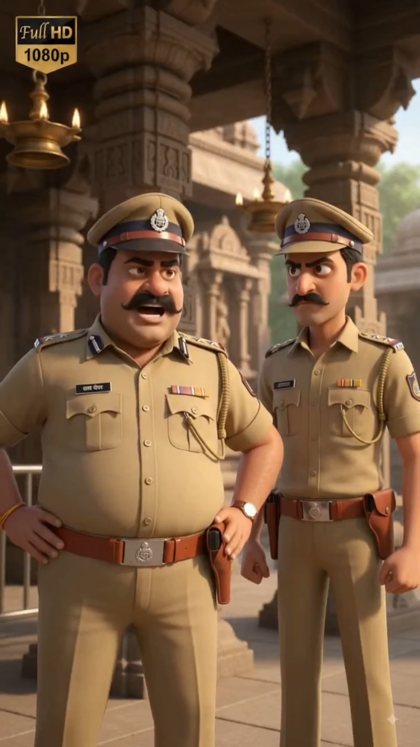 पुलिस और माता रानी की फनी वीडियो