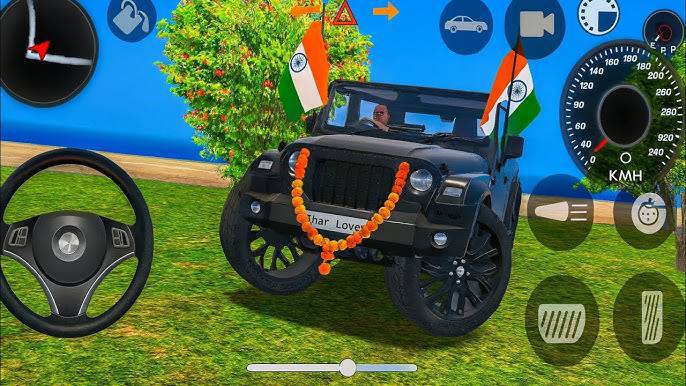 Modified Mahindra Thar😈Games:Indian Green Thar (Gadi Wala Games) Car Game Android Game - #2025