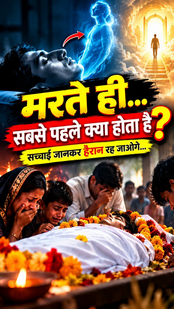 इंसान के मरते ही सबसे पहले क्या होता है? 😳 | सच जानकर सोच में पड़ जाओगे