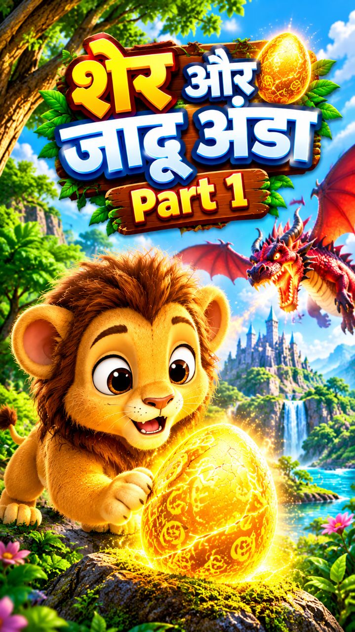 😱 शेर और जादुई अंडे का खतरनाक रहस्य!