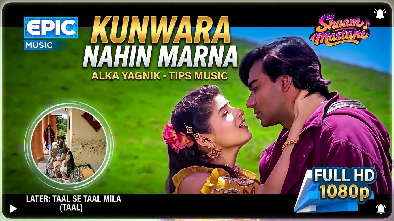 Kunwara Nahin Marna | Jaan | Alka Yagnik | Epic Music | Shaam Mastani | HD 1080p |