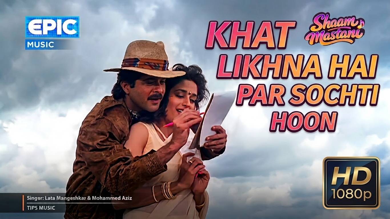 Khat Likhna Hai Par Sochti Hoon | Khel | Lata & Mohammed Aziz | Epic Music | Shaam Mastani |