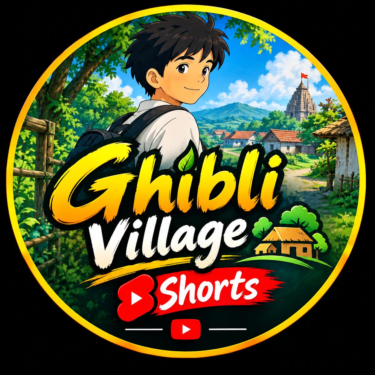 Ghibli Village Shorts on Bideo