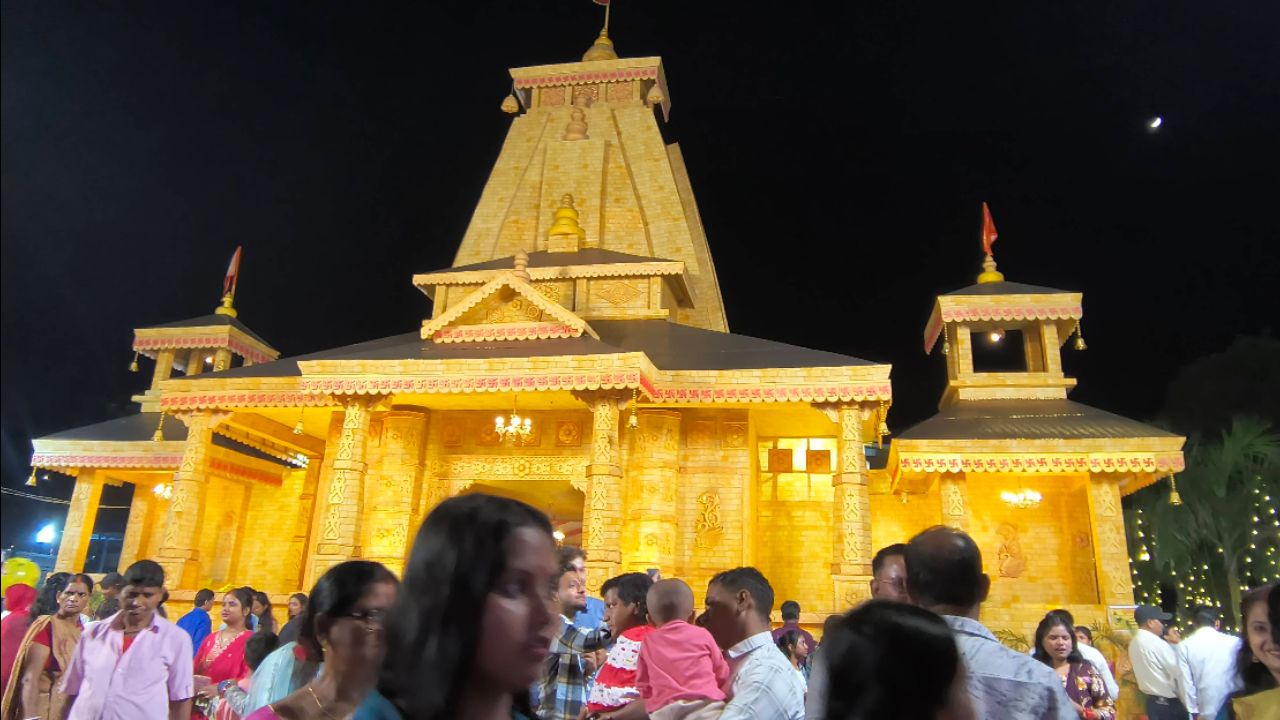 Kedarnath ka mandir ka pandal