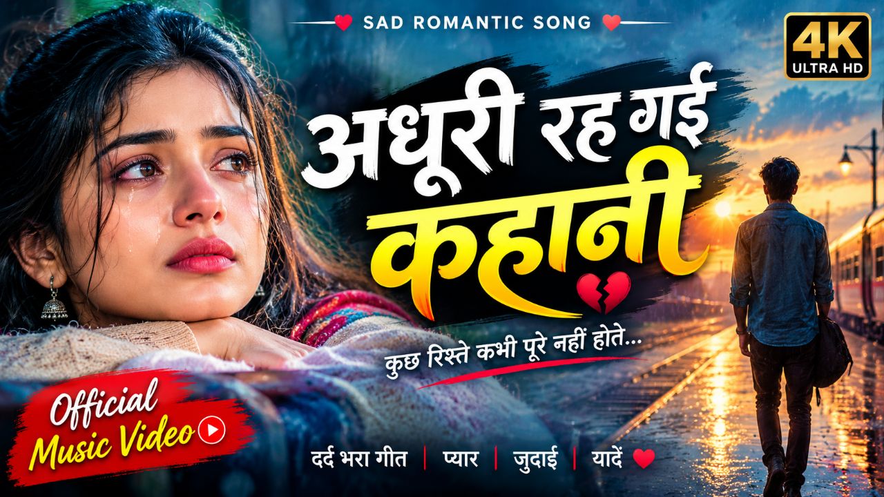 अधूरी रह गई कहानी 💔 | दर्द भरा हिंदी सैड सॉन्ग 2026 | Adhuri Rah Gayi Kahani | Heart Touching Song