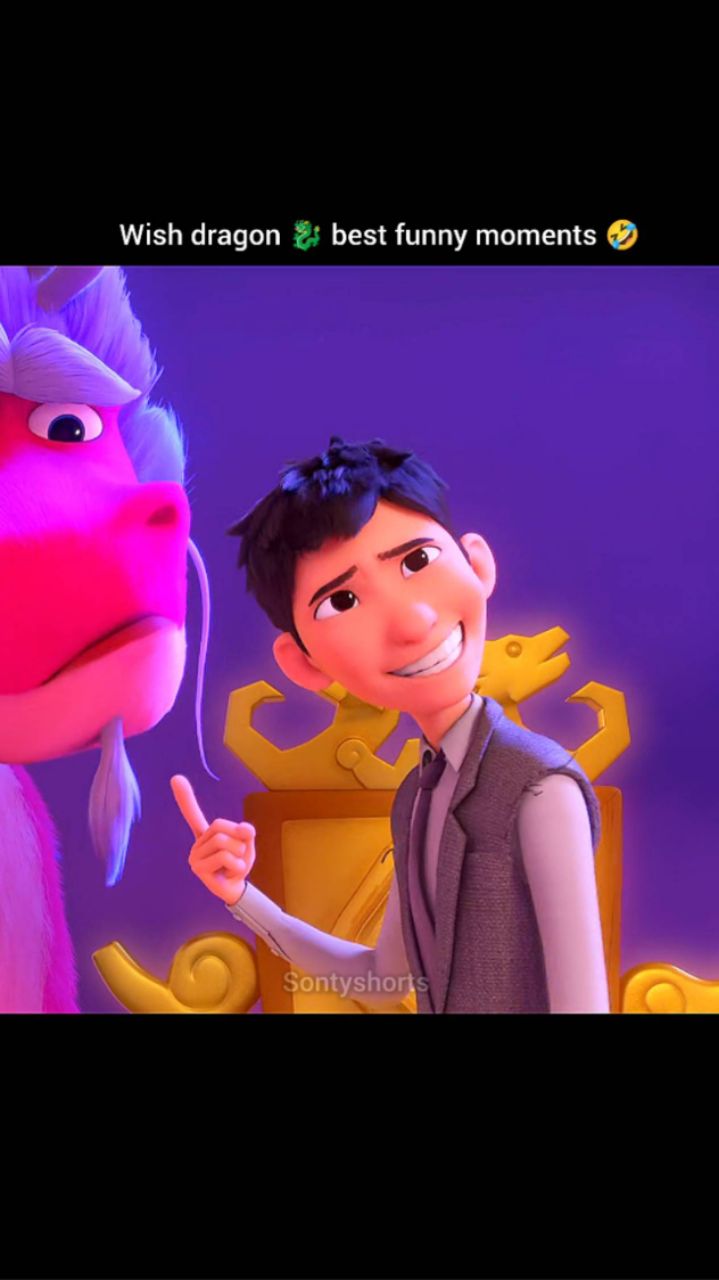Wish dragon movie edit funny video 🤣😂 #shorts