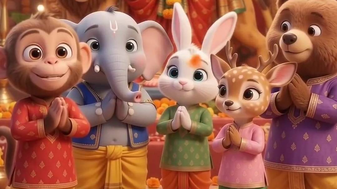आज दुर्गा पूजा है, चलो रे! 🐒🙏 #Shorts #DurgaPuja #दुर्गापूजा #जयमातादी #shorts #youtubeshorts