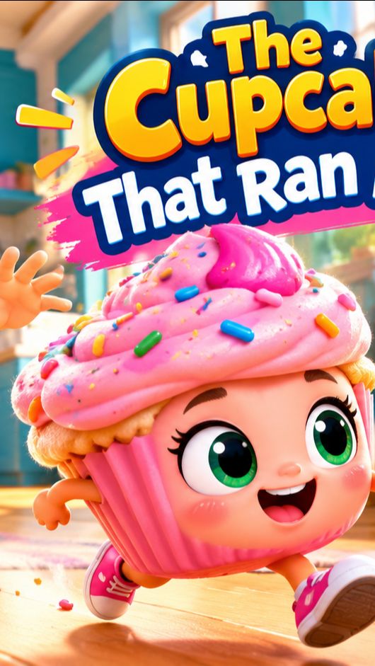 🧁 The Cupcake That Ran Away! 😂🐶 | Funny Kids Cartoon #Shorts #viral #tranding