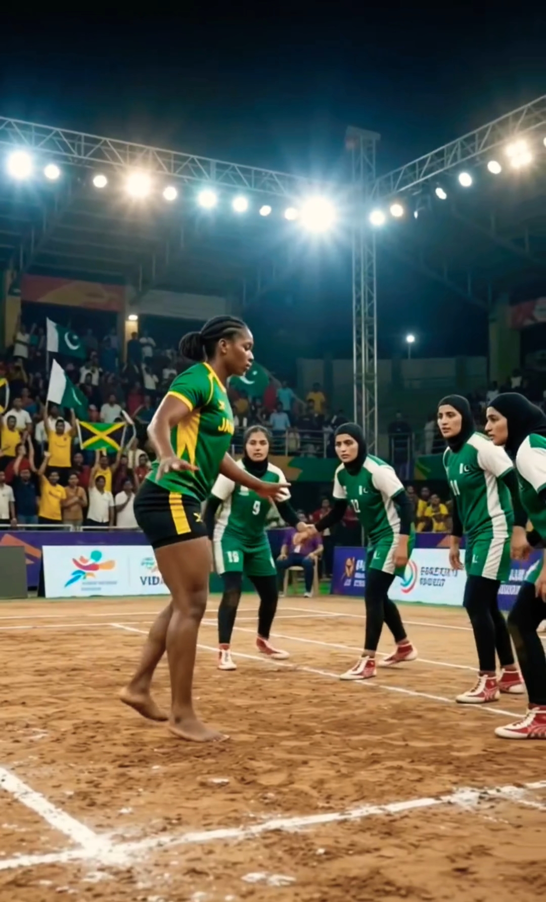 जमैका vs pak women kabaddi match