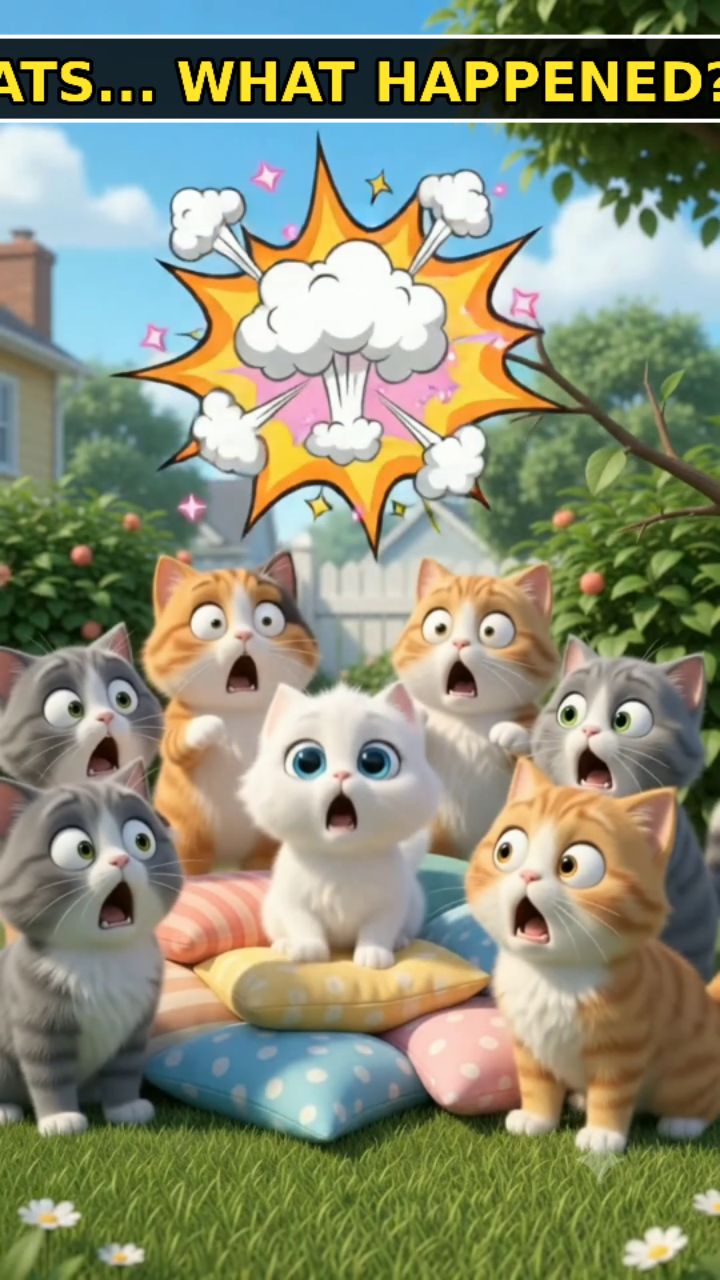 😻 The Cutest Kittens & Giant Balloon! 🎈😂 #shorts