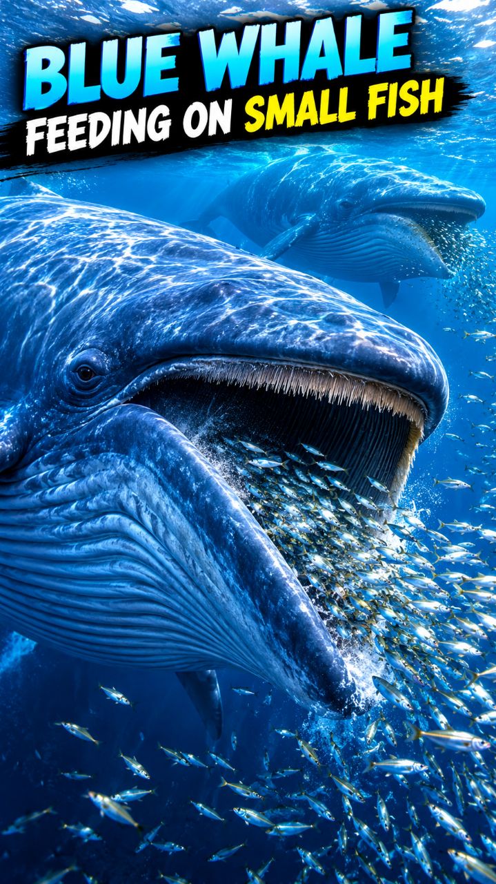 The Giant Blue Whale 🐋 | The Largest Animal on Earth! 🌊 #Shorts