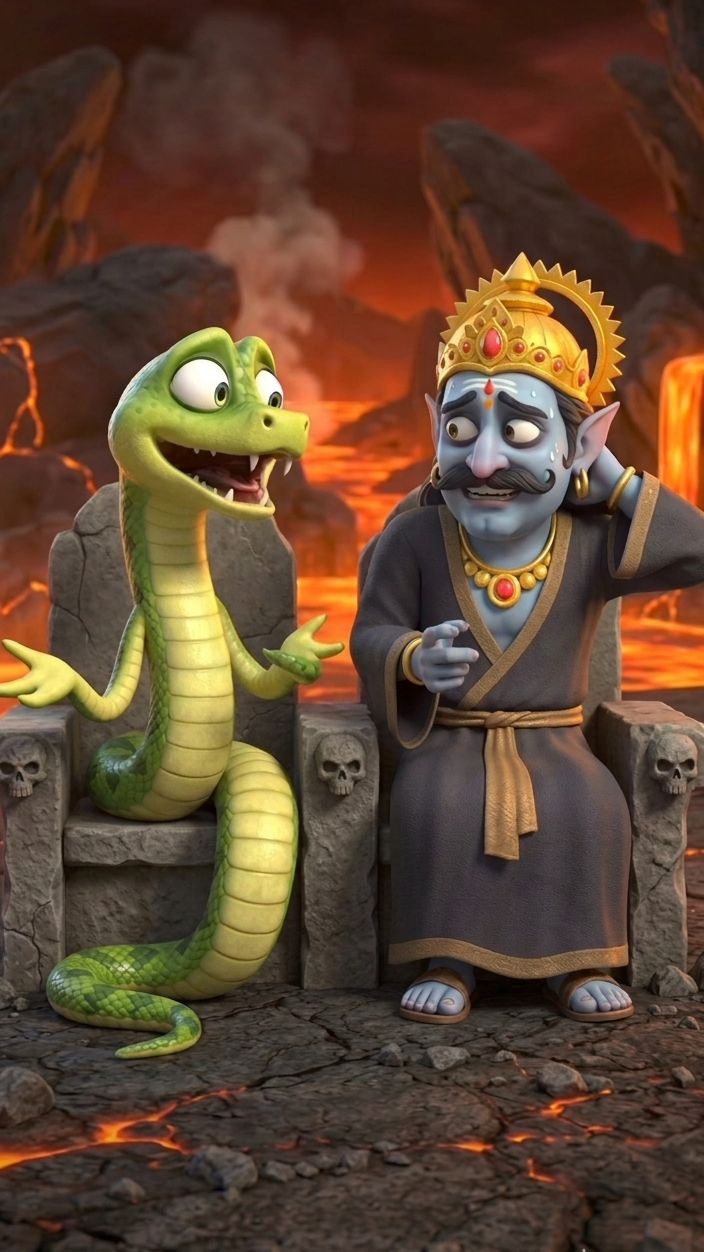 Sanke or yamraj ke bich ka video funny 🤣 ll