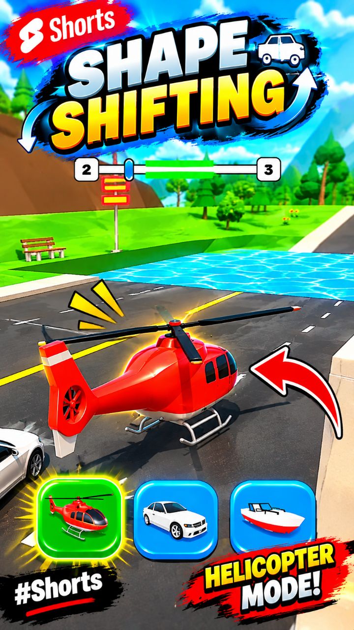 Shape Shifting Cartoon Game 😁