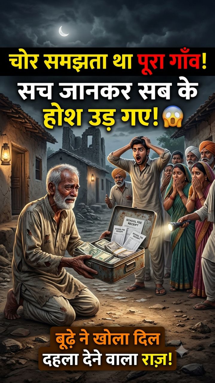 जिसे पूरा गाँव चोर समझता था, उसका सच जानकर सब रो पड़े! 😱💔 #Shorts