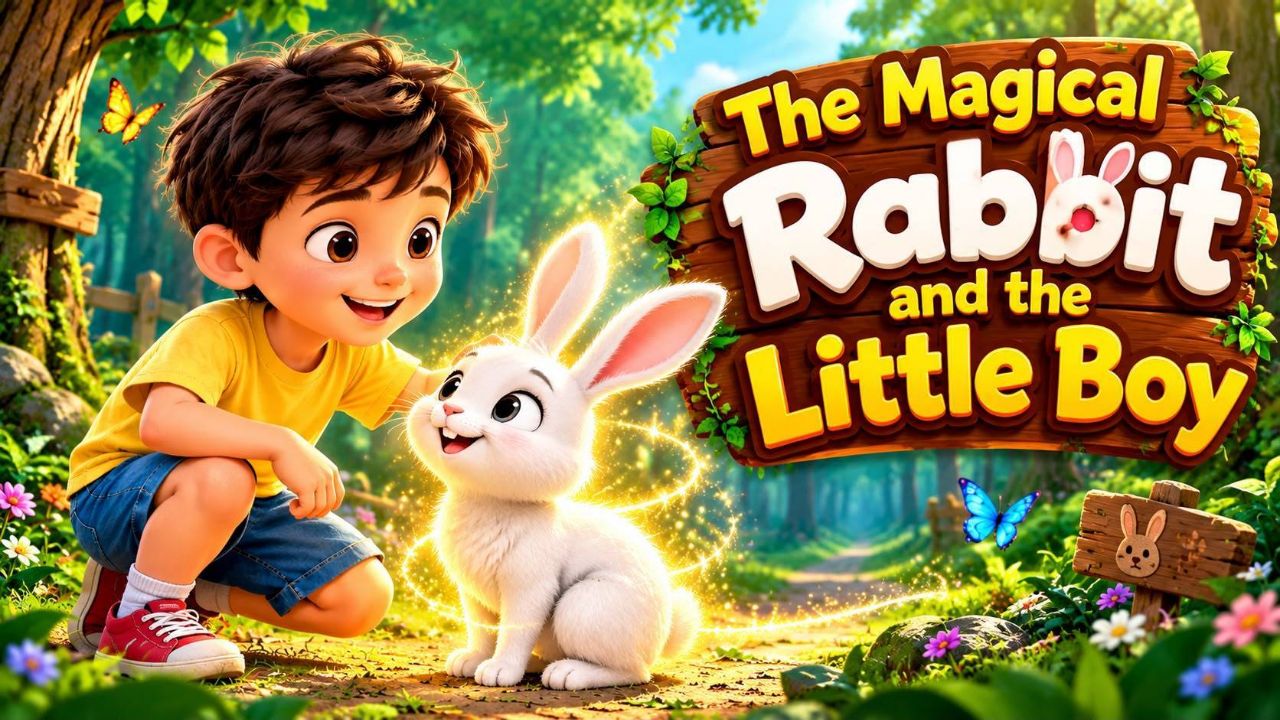 The Magical Rabbit and the Little Boy 🐰✨ | Hindi Cartoon Story for Kids
