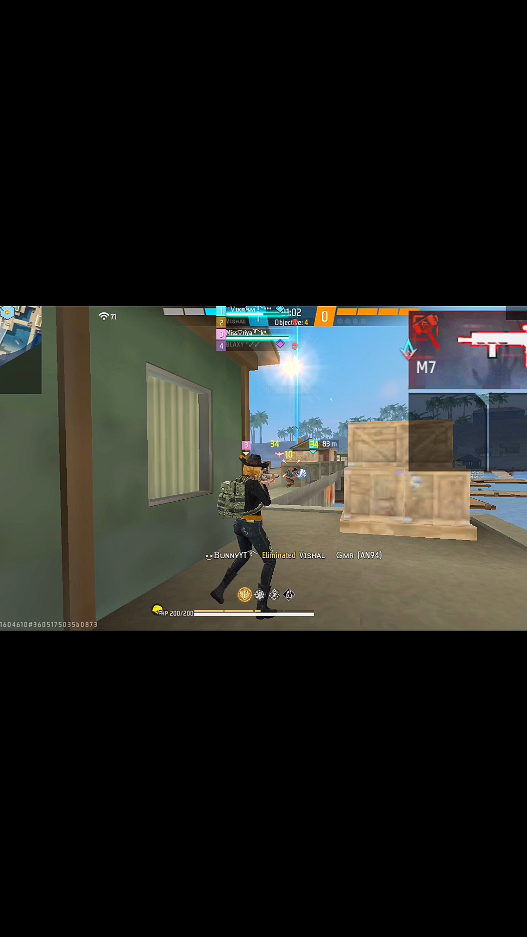 Free fire max 1vs4