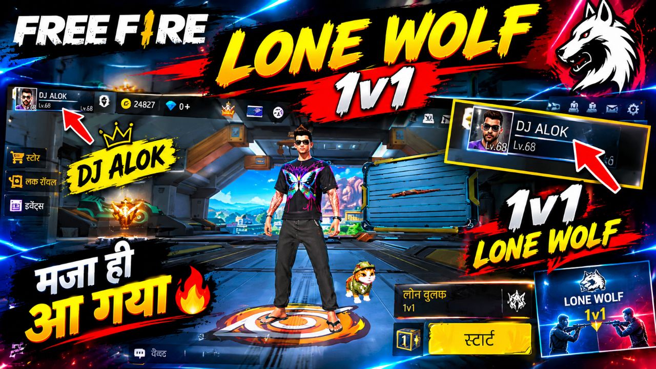 #FreeFire #LoneWolf #FreeFire1v1 #FreeFireIndia #Gaming #Headshot #FreeFireGameplay #1v1Challenge
