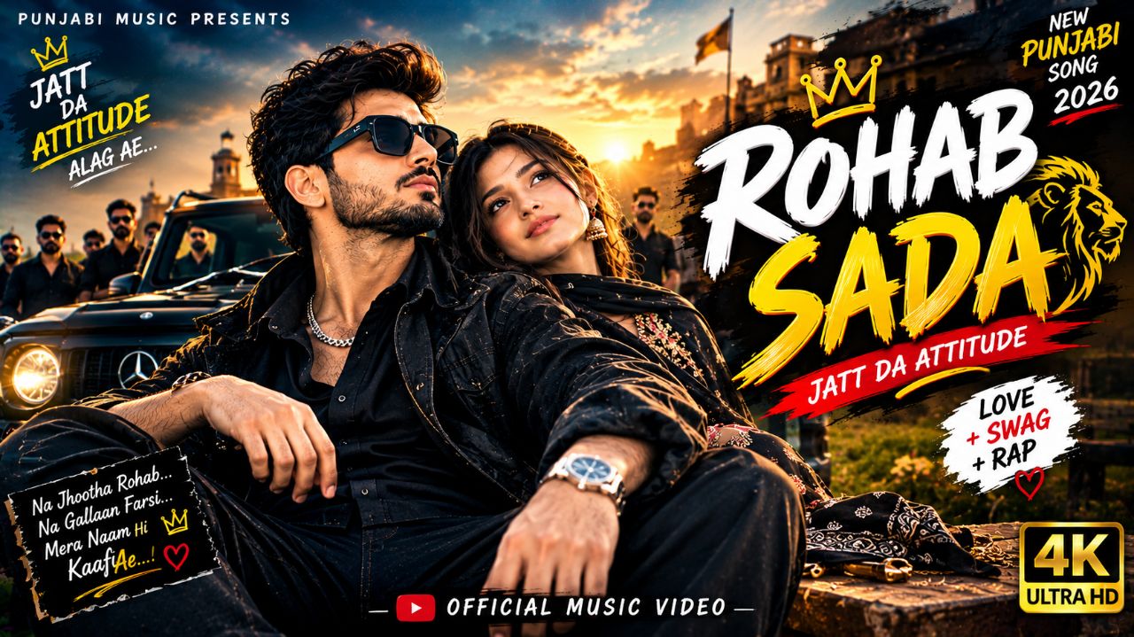 ROHAB SADA 🔥 | New Punjabi Song 2026 | Jatt Da Attitude | Punjabi Rap & Swag