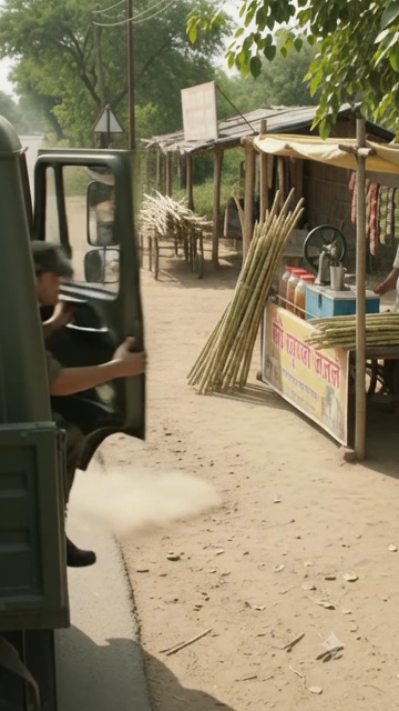 Agniveer ne Piya ganne ka juice Majedaar 🤤