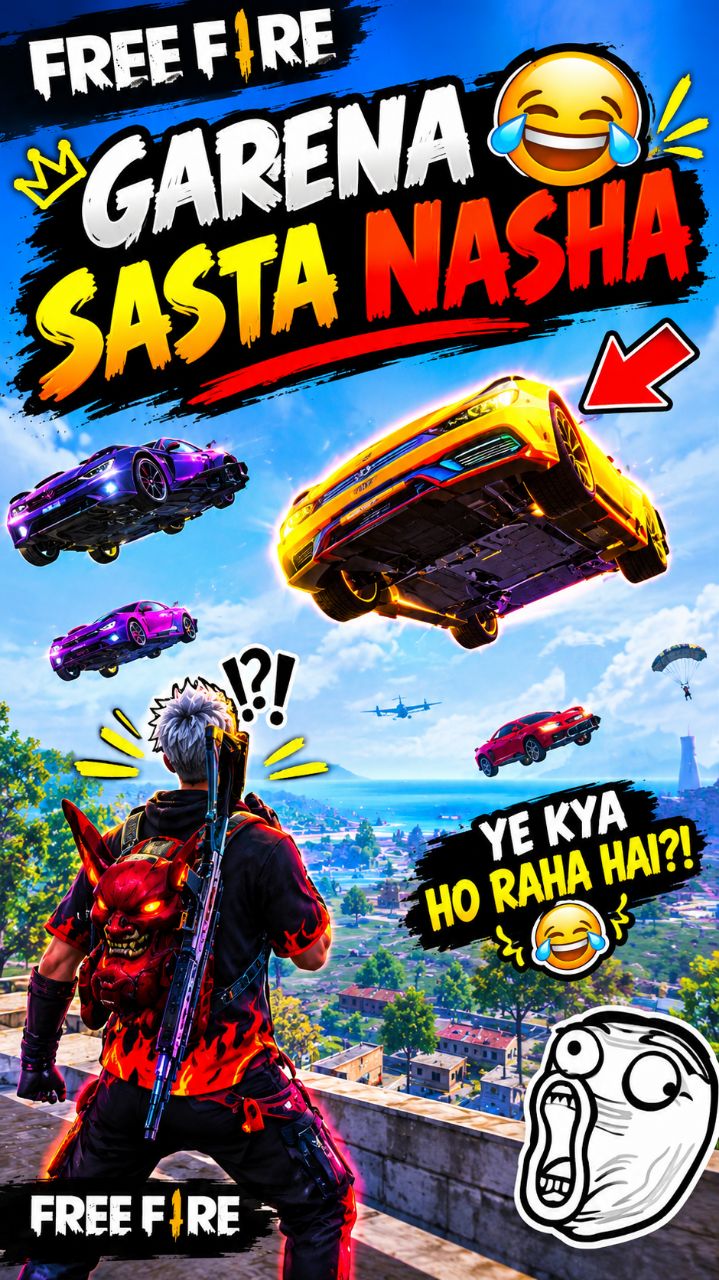 Garena Sasta Nasha 😂🚗 | Free Fire Funny Moments #shorts