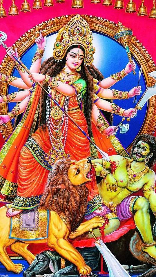 🚩 माँ दुर्गा का महिषासुर वध 🔱 | जय माता दी 🙏❤️ | DILKASH MUSIC 🎶 #Shorts